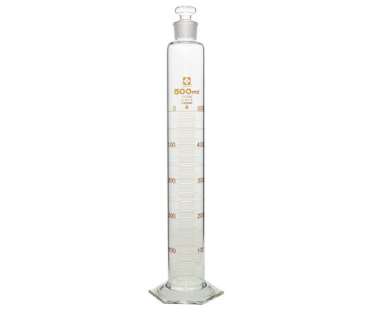 SIBATA SCIENTIFIC TECHNOLOGY LTD 026580-5001 A Graduated Cylinder with Plug Custom A 500mL